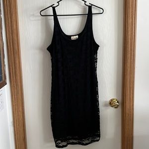 Cute black MUDD mini dress. Size Large. Runs a little small worn once